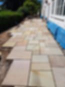 patio installation on the Wirral