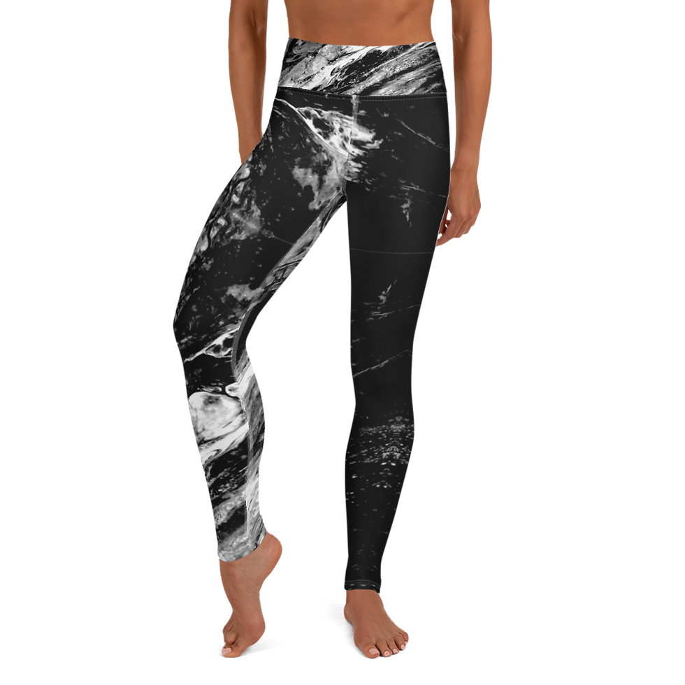 Grey Milky Way Yoga Leggings