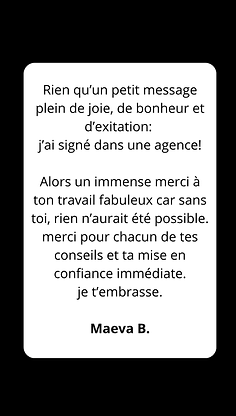 Avis client devenir Mannequin Maeva B