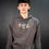 Thumbnail: BADMOFO MMA Logo Hoodie - Grey/Orange