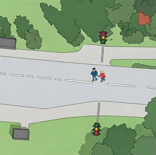 Ampel an der Rahlmühler Straße!