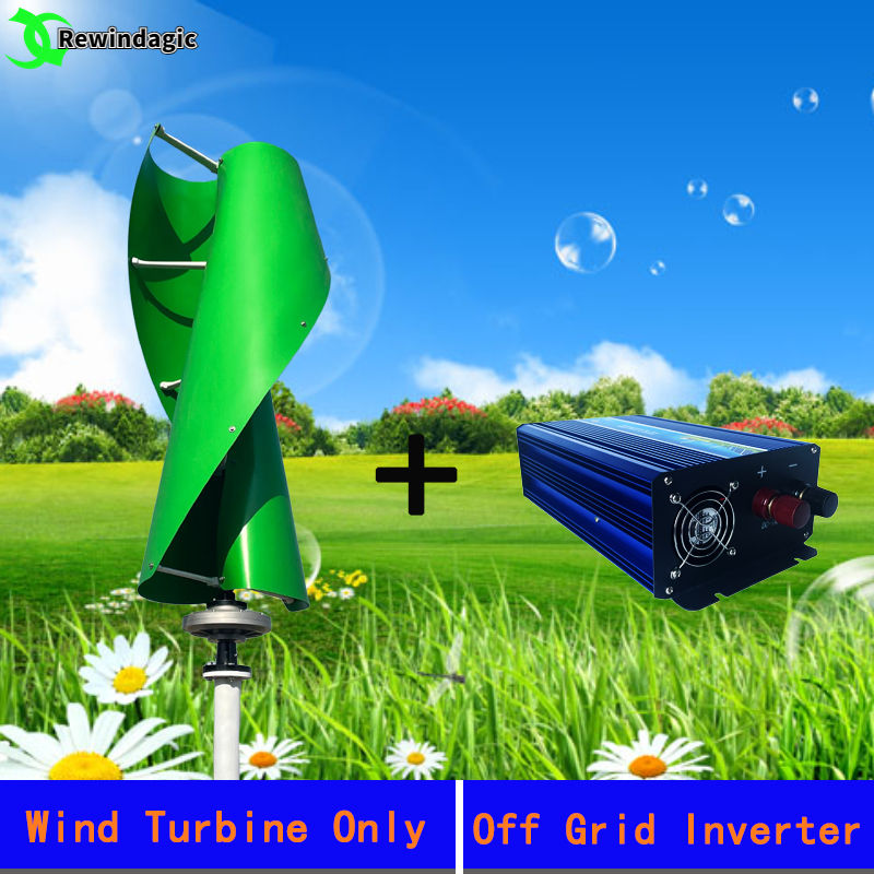 Thumbnail: 10000W Vertical Wind Turbine Generator Windmill With Free MPPT Charger Controlle