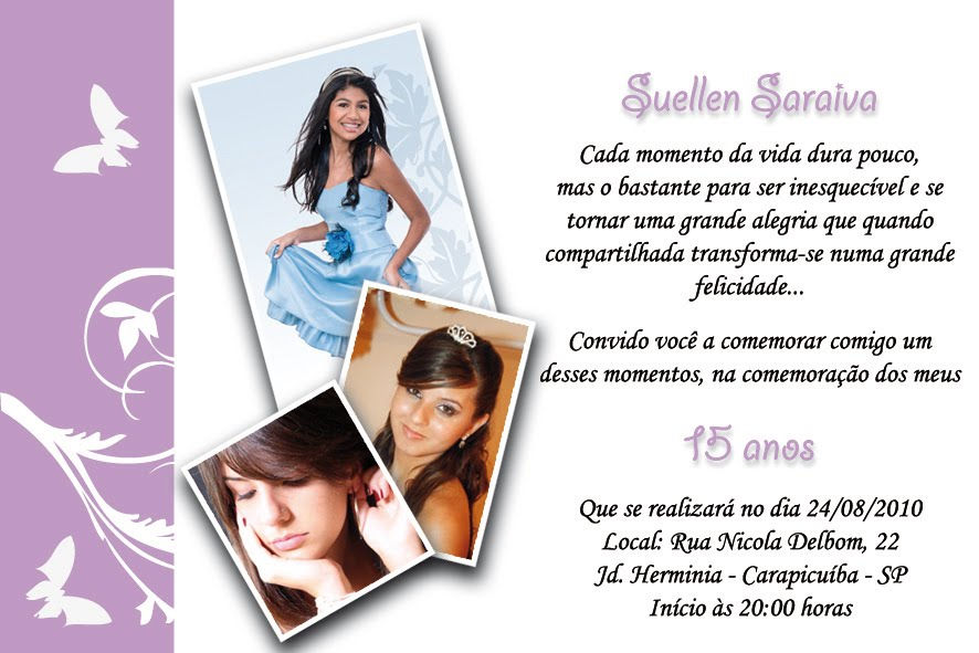 Convite Suellen