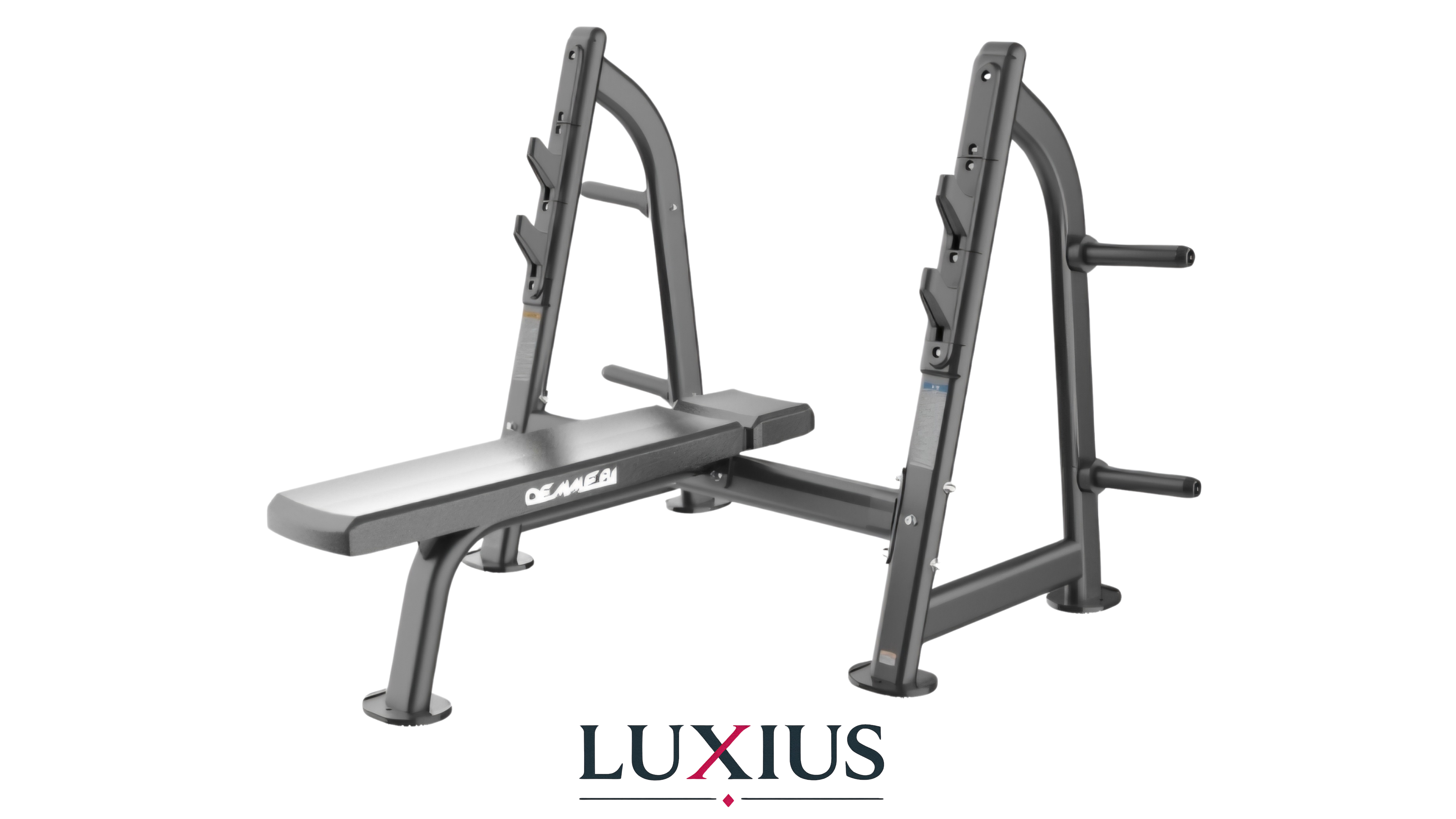 OEMMEBI Olympic Flat Bench IRSH1100 – panca piana olimpica professionale per bench press con bilanciere e dischi