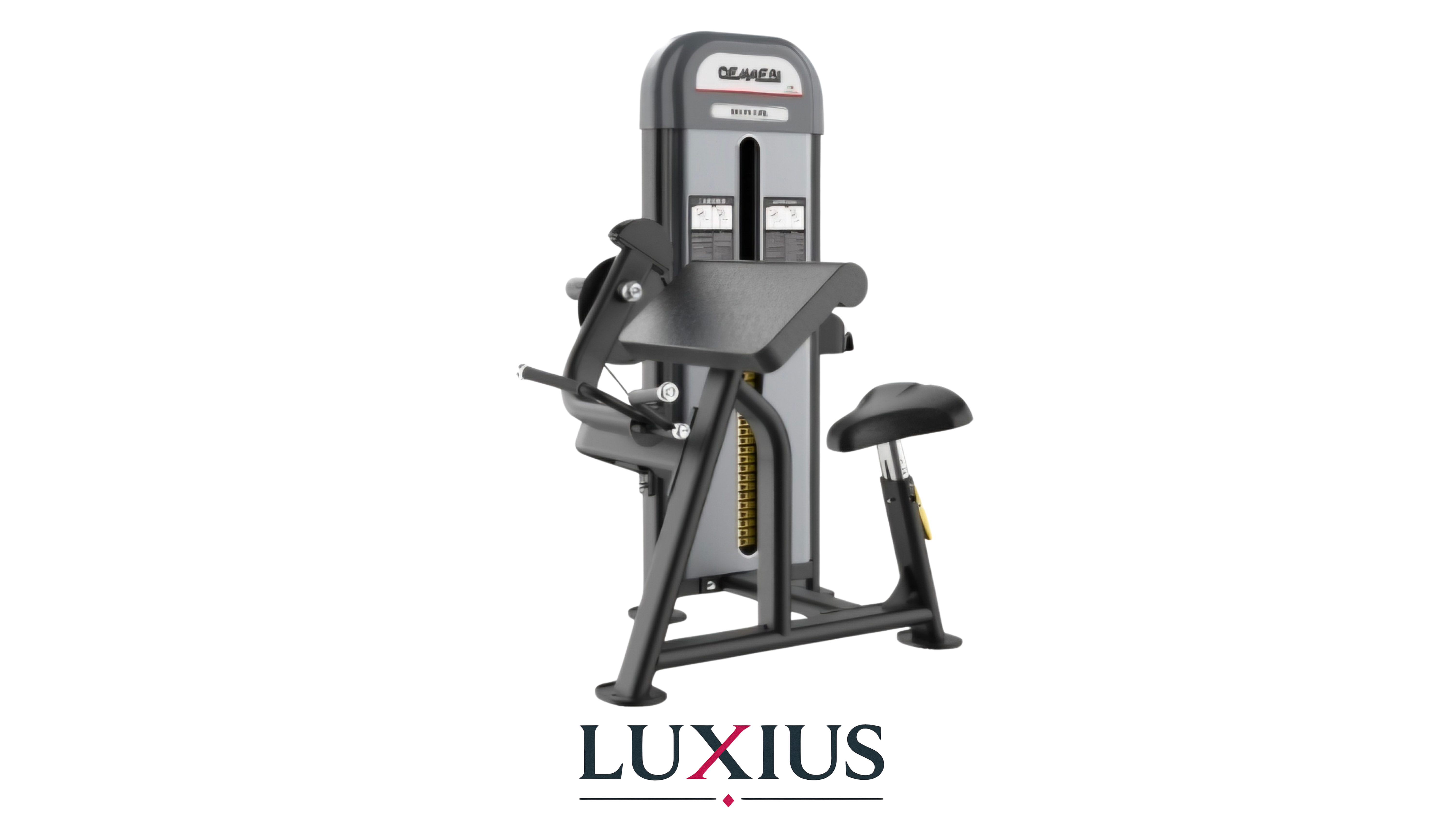 OEMMEBI Biceps Curl IRFB04 a pacco pesi – macchina isotonica per curl bicipiti e allenamento braccia