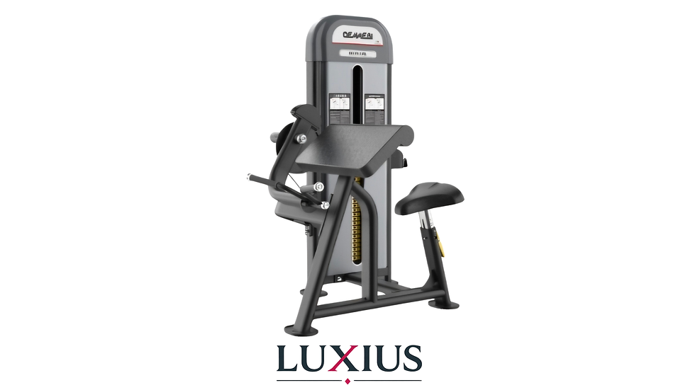 OEMMEBI Biceps Curl IRFB04 a pacco pesi – macchina isotonica per curl bicipiti e allenamento braccia