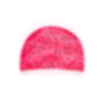gorro lycra fucsia ilustrado con semillas de sandia 