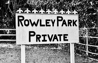 Rowley Park Street Sign