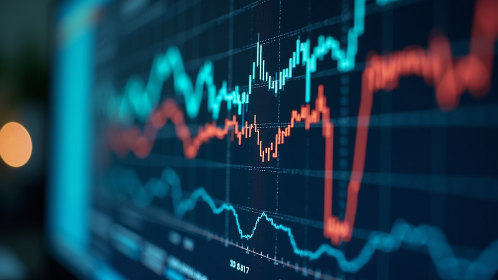 Close-up view of a computer screen displaying analytics data