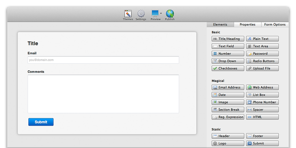 Formularios Web QHSE