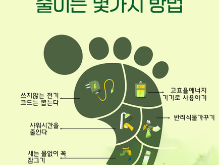 탄소발자국 줄이기