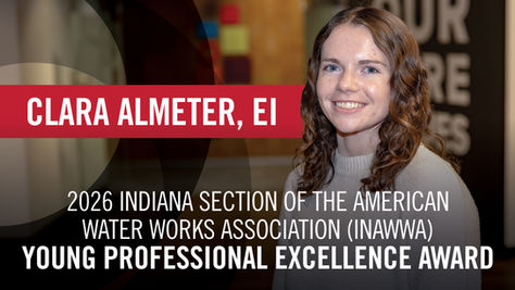 American Structurepoint’s Clara Almeter Named Inaugural INAWWA Young Professional Excellence Award Recipient