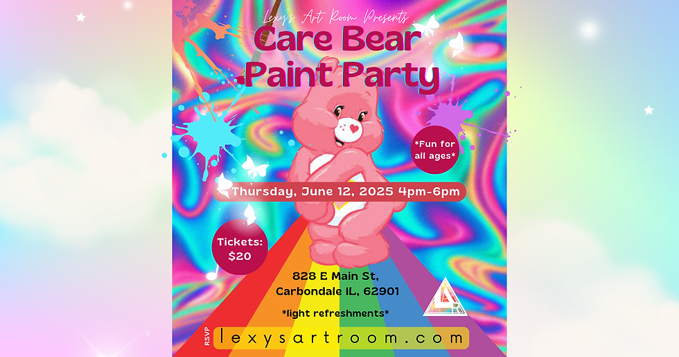 Care Bear Paint Party