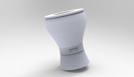 Automatic Lid Extinguishing Candle Holder 