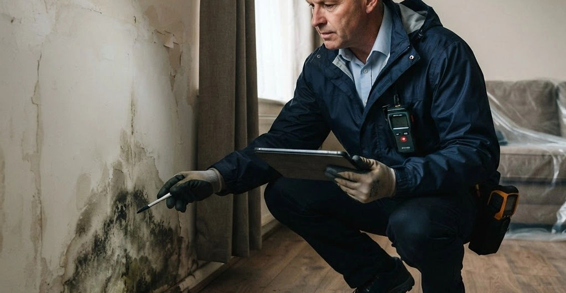 MAKE AN IMAGE OF A PUBLIC ADJUSTER INSPECTING WATER DAMAGE.jpg