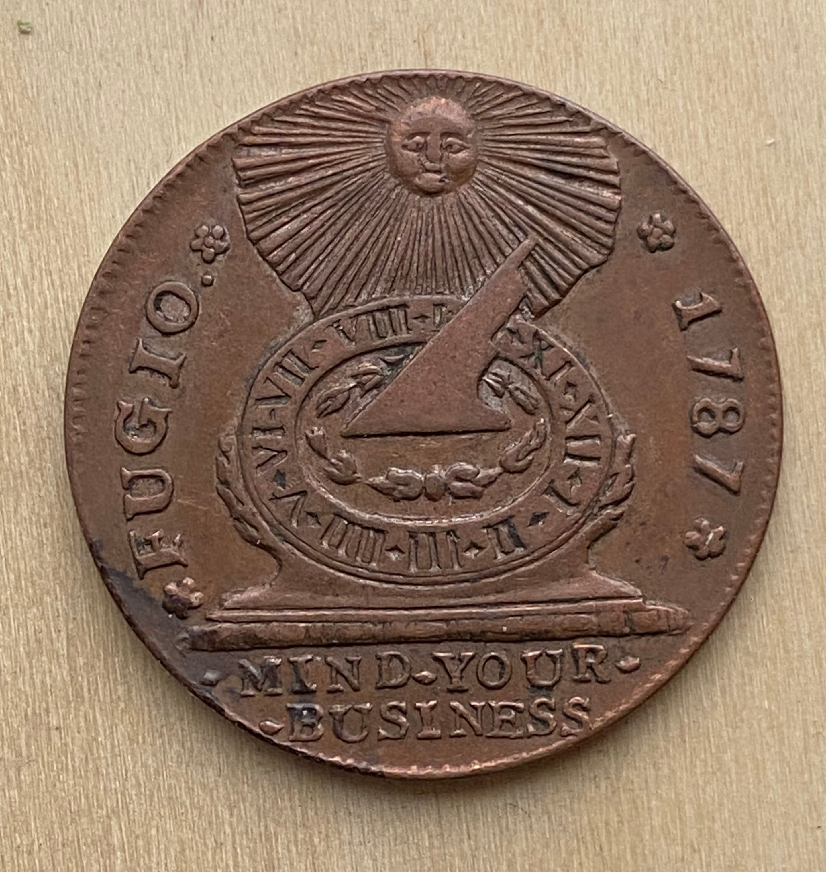 1787 Fugio Cent Reproduction