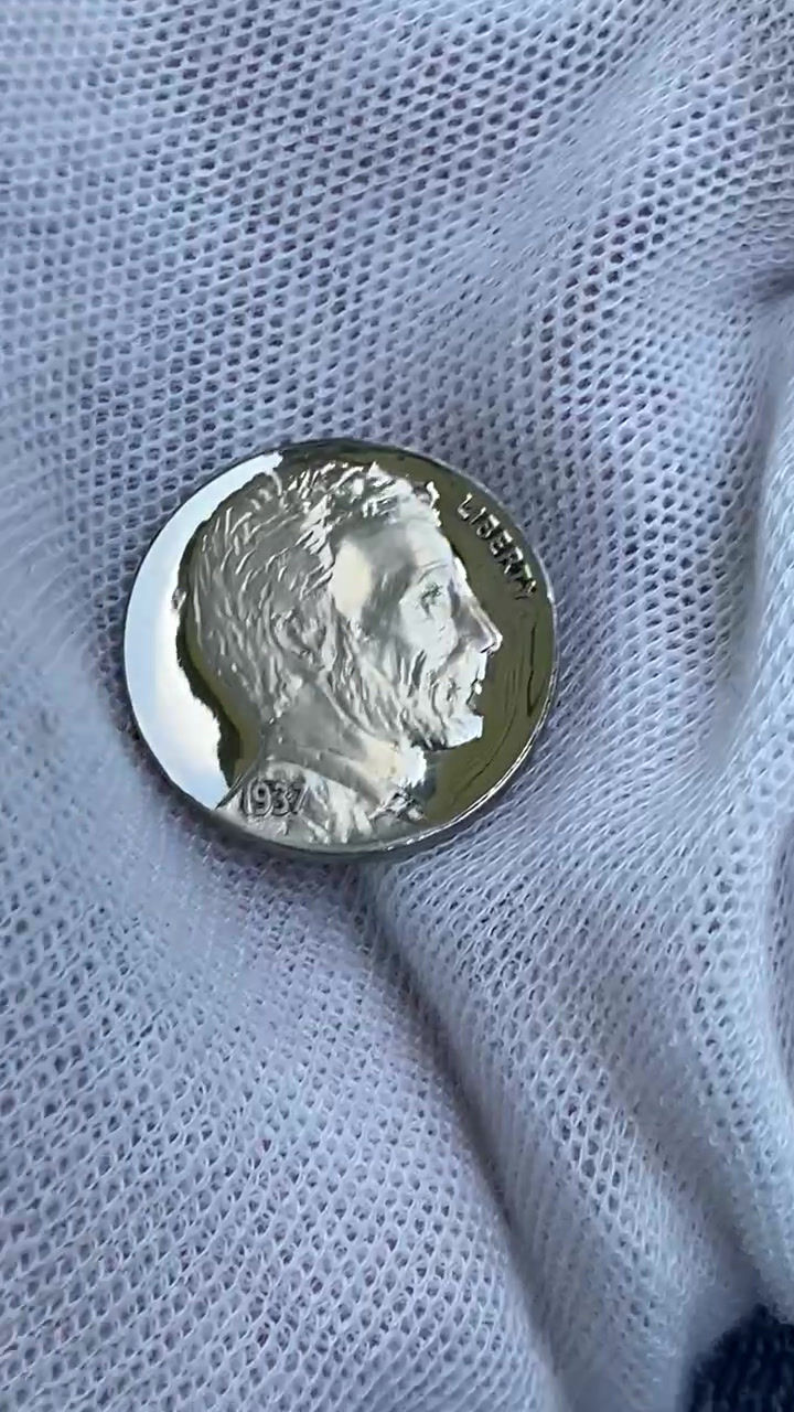 Thumbnail: Ron Landis Carved Hobo Nickel - #124