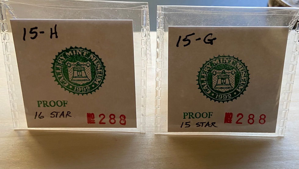 Thumbnail: 15 & 16 Star Proof Halves