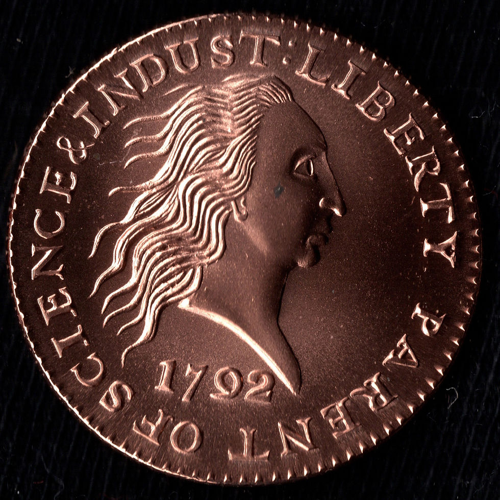 Thumbnail: (4)Four Piece set 1792 Expanded Cent Patterns 011/100