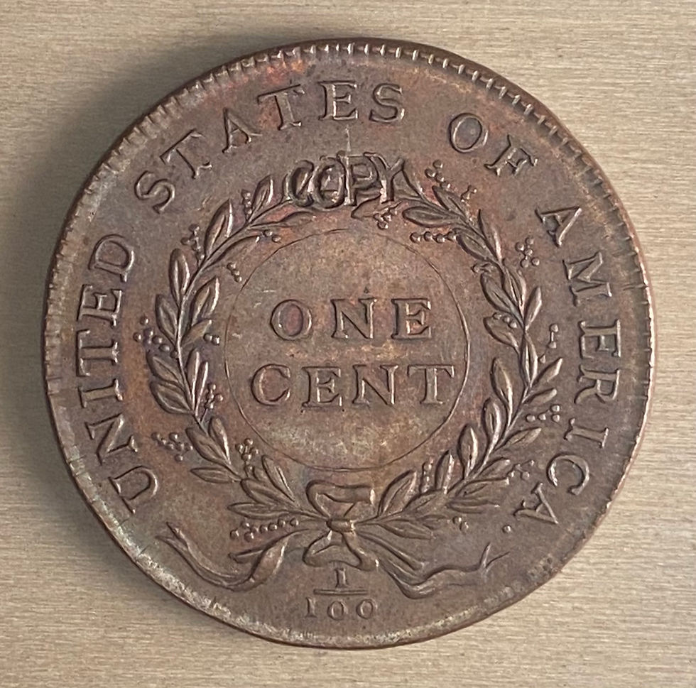 Thumbnail: 1792 Birch Cent Reproduction