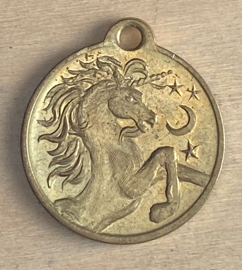 Thumbnail: Brass Renaissance Festival medallion 3/4”