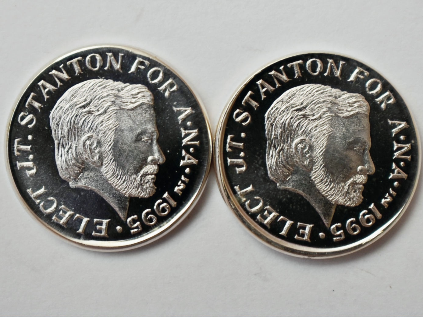 1995 JT Stanton Silver ANA Token set