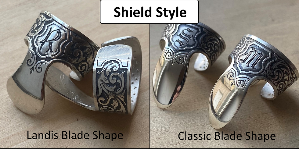 Thumbnail: Two Piece Sets - Sterling Silver Finger Picks