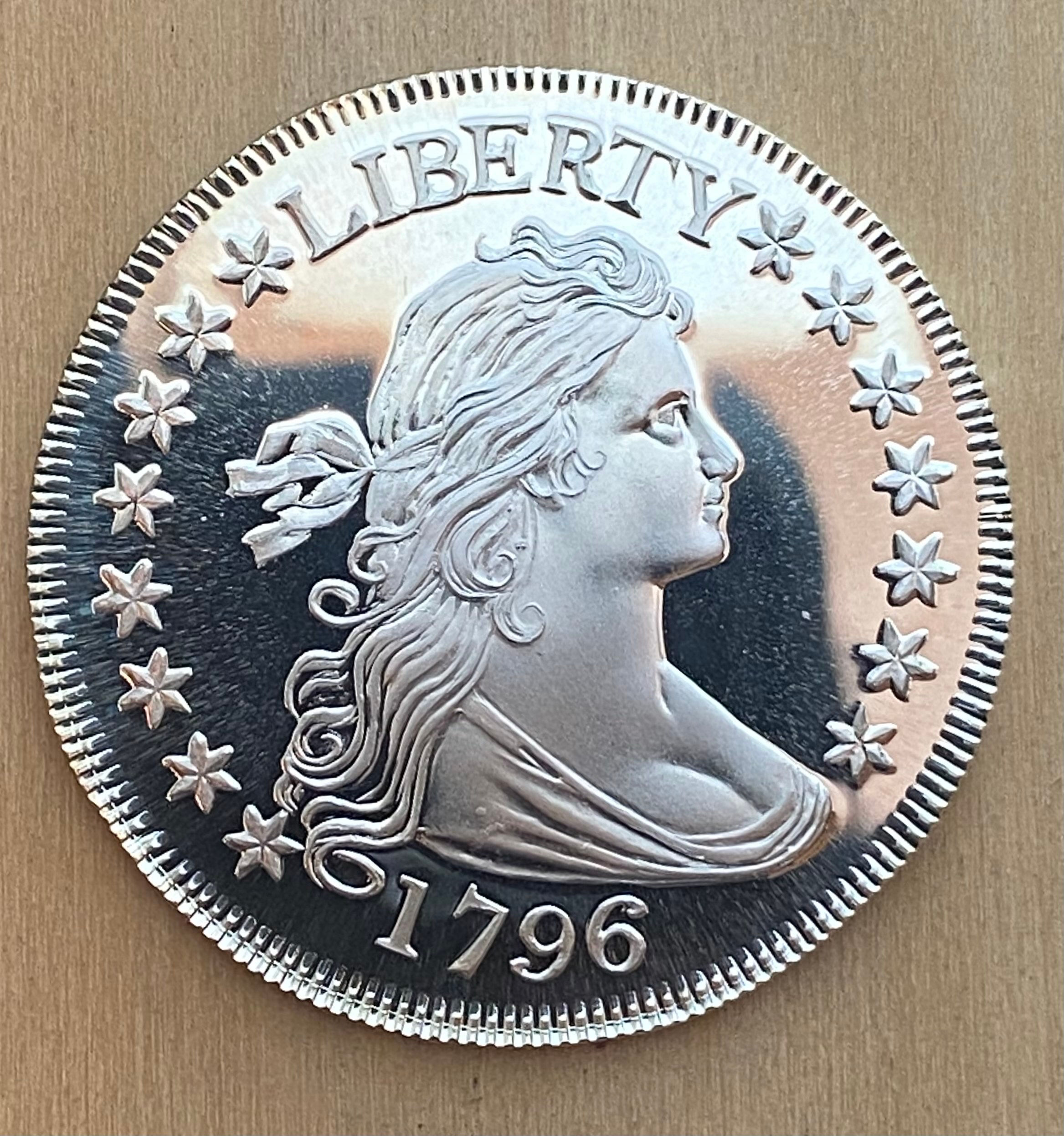 1796 15 star Proof Half Dollar UNUSED obverse