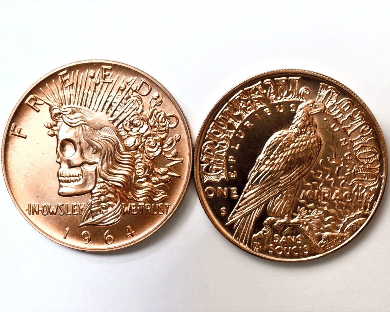 Double Heads & Double Tails Copper Grateful Series