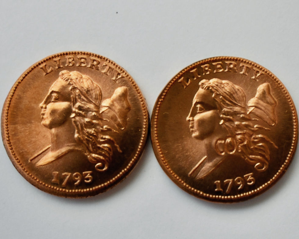1793 Half Cent reproduction set