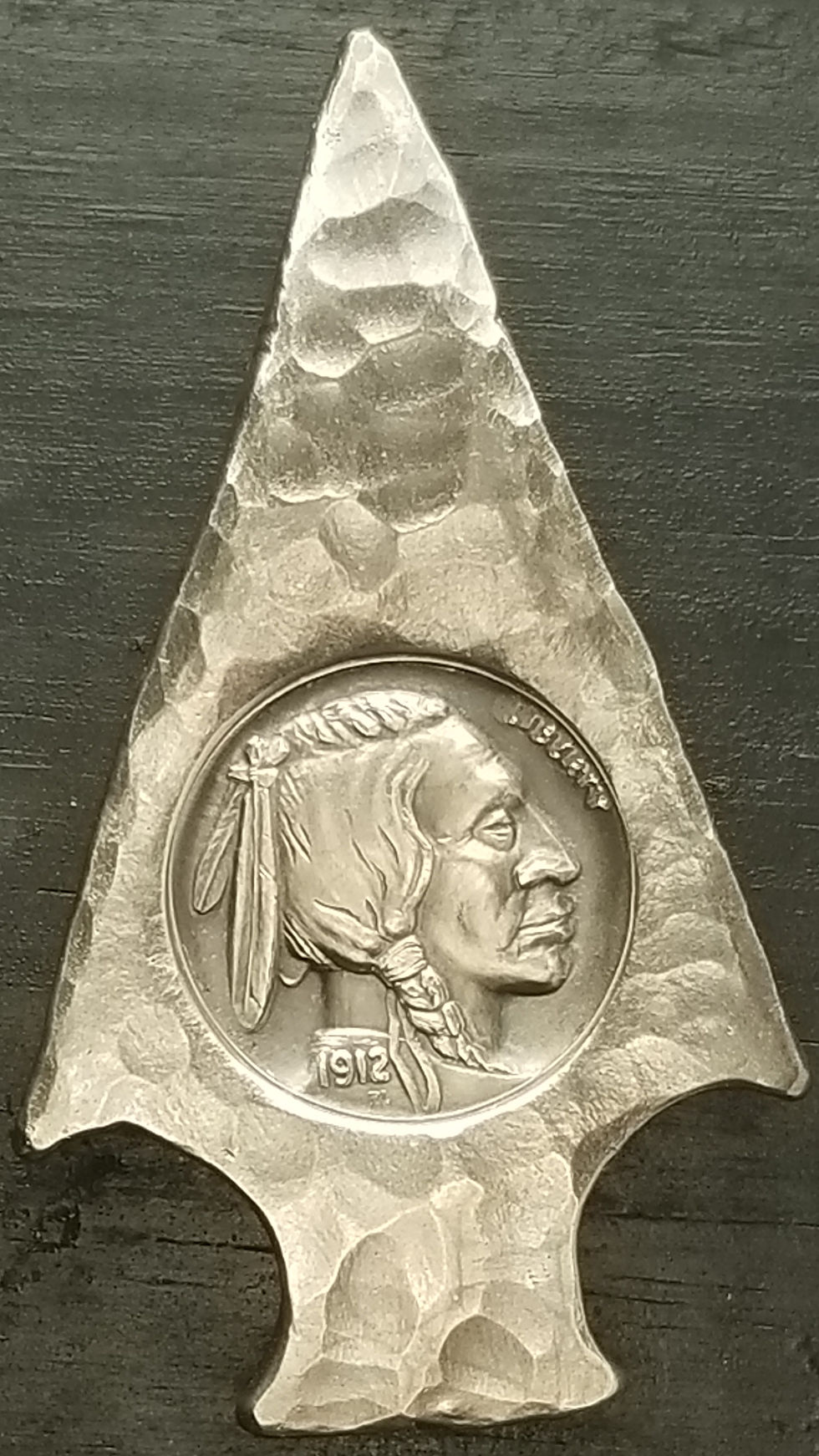 Thumbnail: Arrowhead / Indian Head silver bar - Timothy Grat