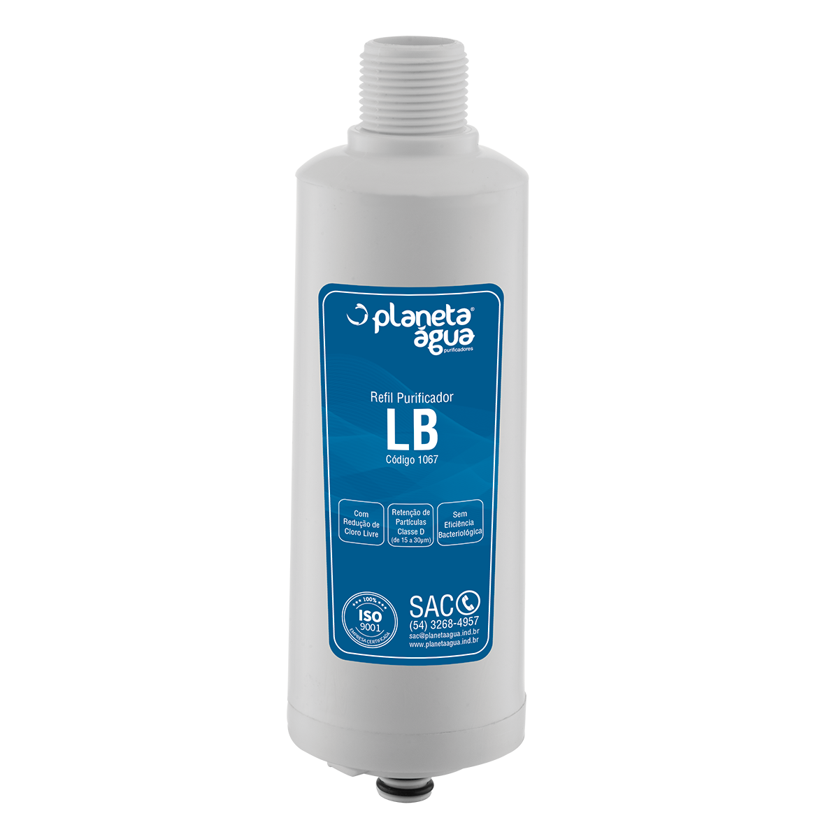 Refil Filtro Planeta Água LB para Purificador de Água Libell Flex - Compatível