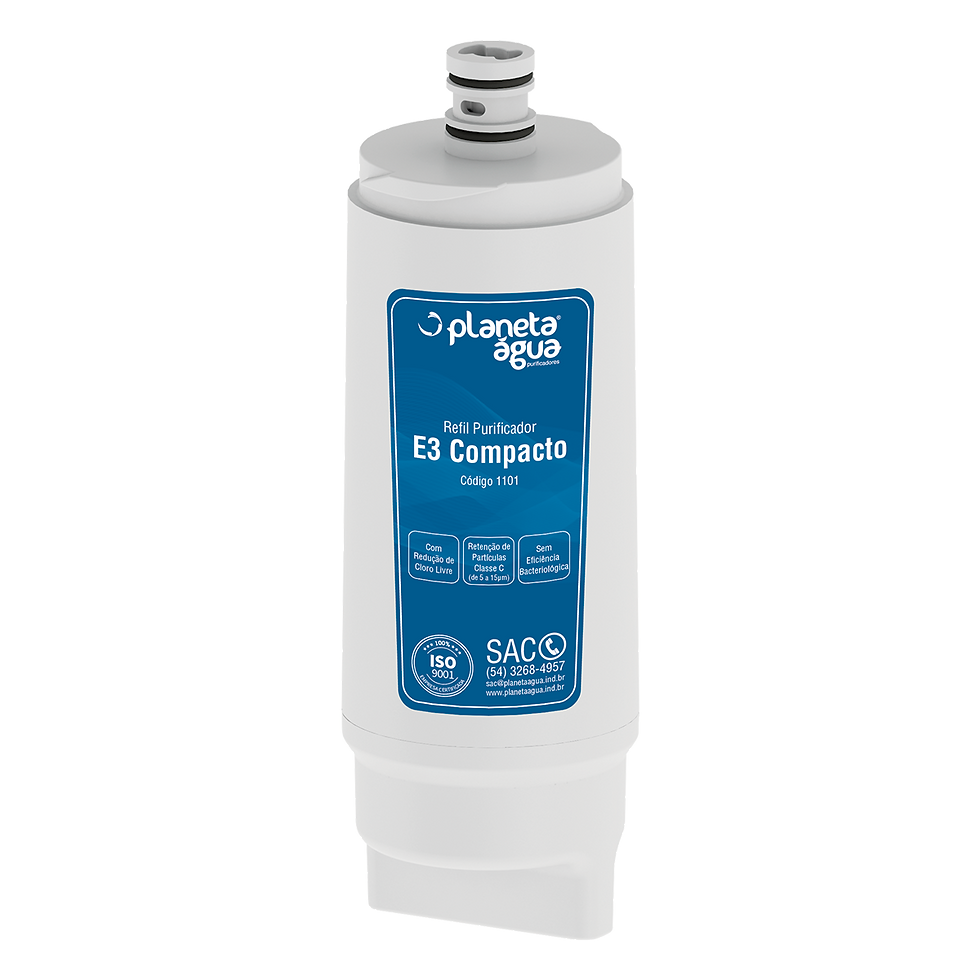 Refil Filtro Planeta Água E3 Compacto para Purificador de Água IBBL Avanti e MIO