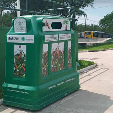 Cubatão avança na reciclagem com a chegada do Programa Vidro Vira Vidro
