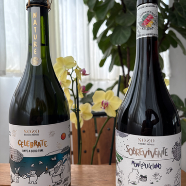 Dois rótulos do terroir de altitude dos Campos de Cima da Serra para marcar resiliência e celebração