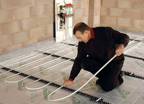 underfloor heating installation