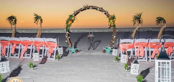 Sunset baech Wedding in Florida