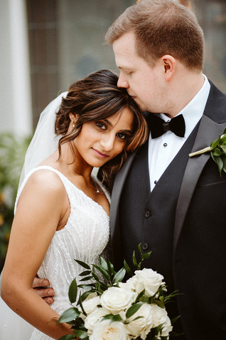 Bride Groom Closeup
