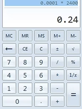 calculation of interest on a security deposit