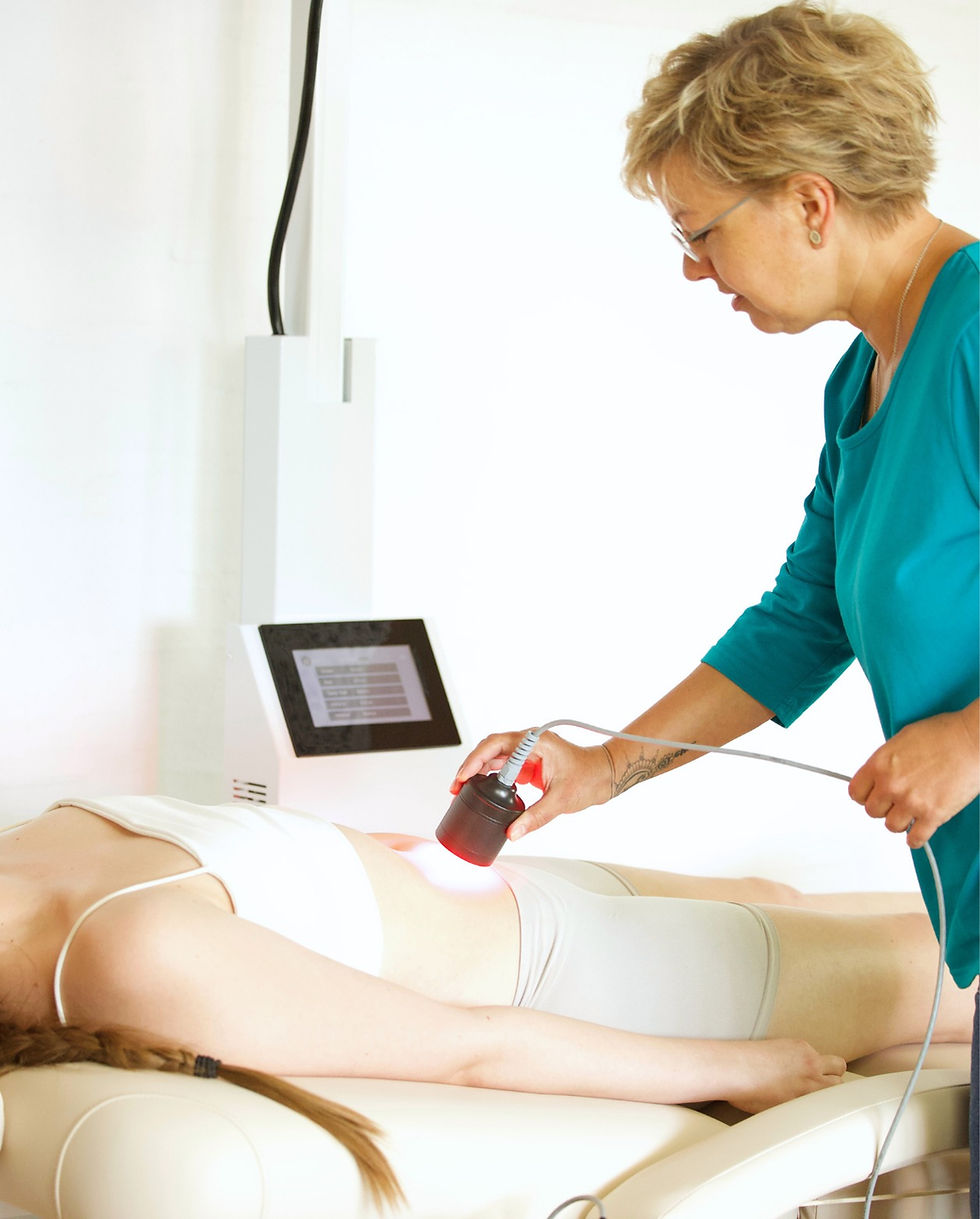 CTS lysterapi på maven