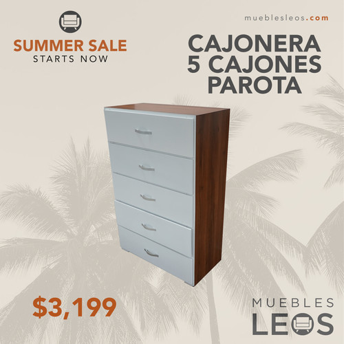 CAJONERA 5 CAJONES PAROTA Mueblesleos