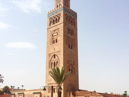 Atay Maghrebi: The Koutoubia Mosque and Hotel La Mamounia