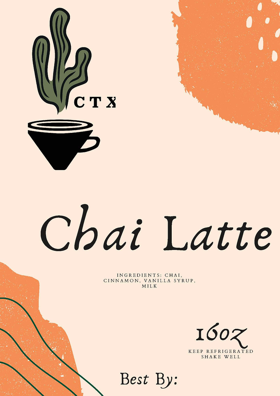 Chai Latte (Bottled)