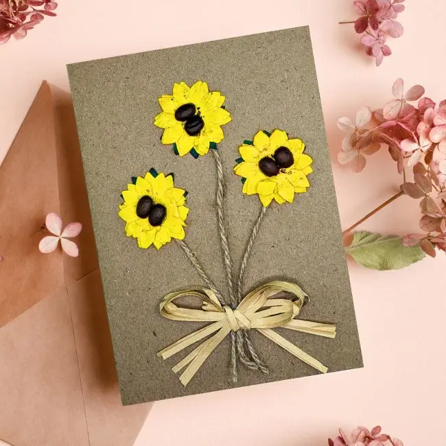 Spring Bouquet Handmade Mother s Day Floral Card