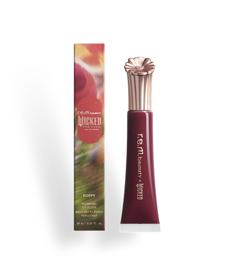 Miniatura: r.e.m. beauty x Wicked: For Good Poppy Plumping Lip Gloss