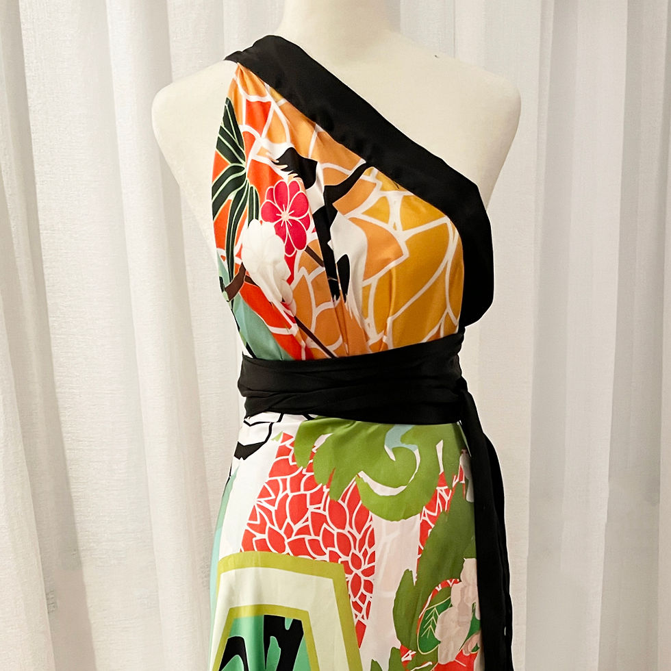 Thumbnail: The Hana Silk Wrap Skirt & Sleeveless Top (optional)