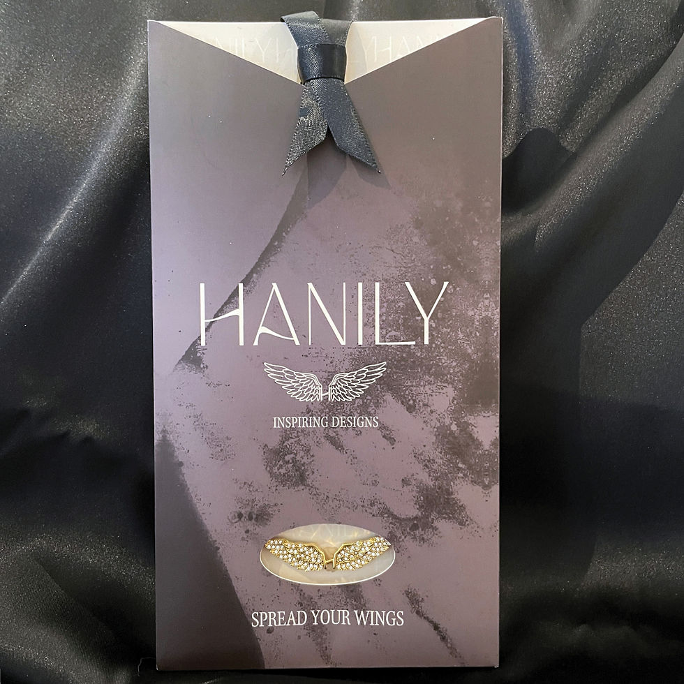 Miniatura: Angelette Pave Wings Necklace