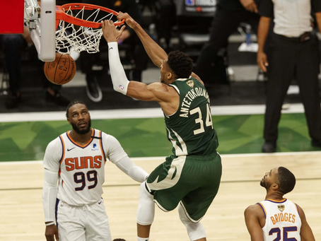 Giannis Antetokounmpo reflects on foot injury during the 2021 NBA playoffs