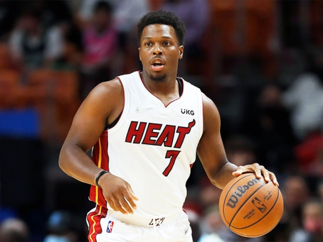 Kyle Lowry reacts to his return after missing 4 games with hamstring injury