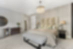 Principal bedroom at Abbey Lodge in London NW8
